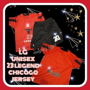 Lg Jersey top/ shorts Chicago inspired